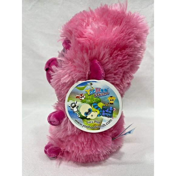 Aurora Yoo Hoo & Friends Laughing Pink Gorilla Plushy Stuffed 10" tall RARE NWT - Picture 2 of 5